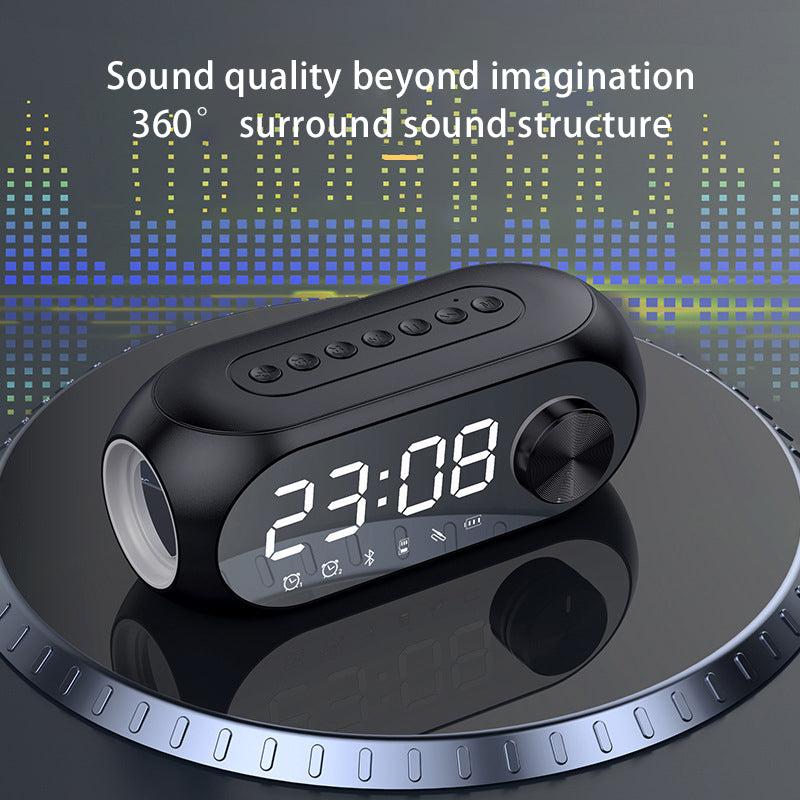 S8 Green Arrow Bluetooth Speaker: Wireless Subwoofer, RGB Lights, Alarm Clock eprolo