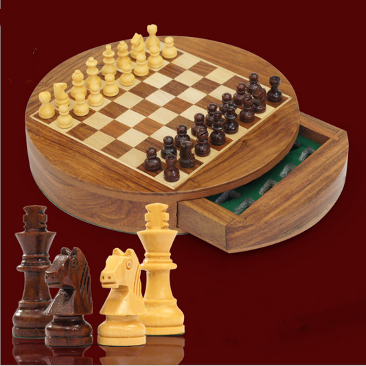 Magnetic Wooden Chess Set – Portable Handmade Gift for All Ages eprolo