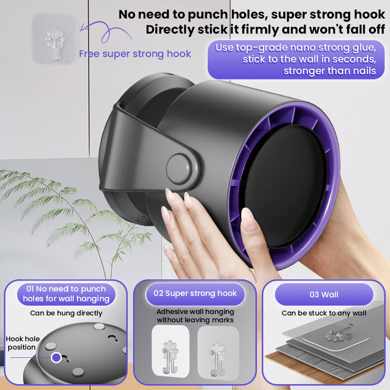 100-Speed High-Speed Circulating Fan, 6-Inch Turbo Desktop Electric Fan with Digital Display, Quiet & Portable eprolo
