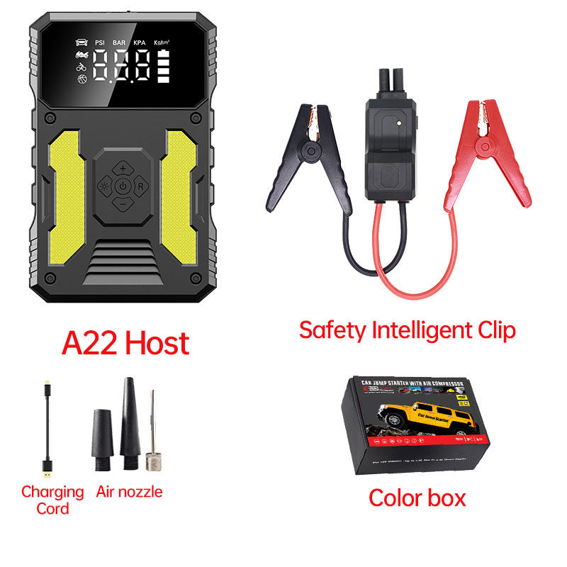 A22 Car Jump Starter with Air Compressor, Power Bank, 12V Battery Booster eprolo