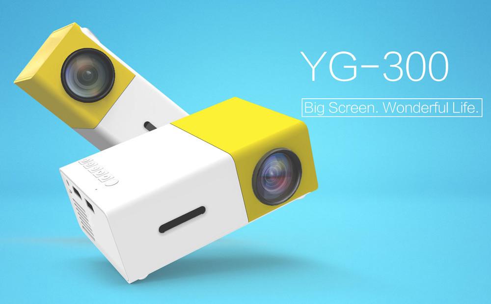 YG300 Mini Portable LED Projector - 1080P HD Home Theater Cinema eprolo