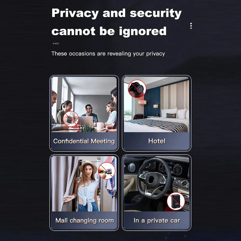 T66 GPS Tracker & Hidden Camera Detector | Anti-Eavesdropping Device eprolo