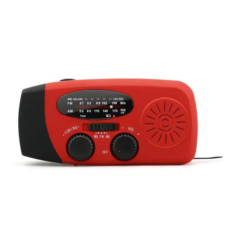 Emergency Solar Hand Crank Radio Power Bank with Flashlight & NOAA eprolo