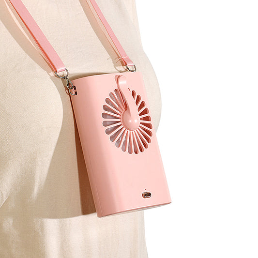 XTS-05 Mini USB Fan - Portable Hanging Neck, Desktop, 3-Speed Silent Fan for Office & Outdoor eprolo