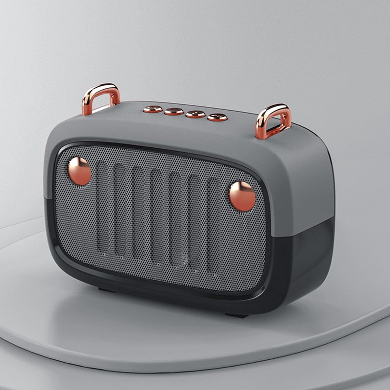 BS-32D Retro Bluetooth 5.0 Speaker | Portable Wireless HiFi Sound TF Card, USB, FM eprolo