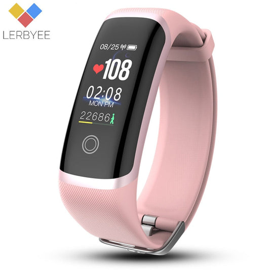 LERBYEE M4 Smart Bracelet, Heart Rate & Blood Pressure Monitor, Fitness Tracker, Call Reminder, iOS & Android eprolo