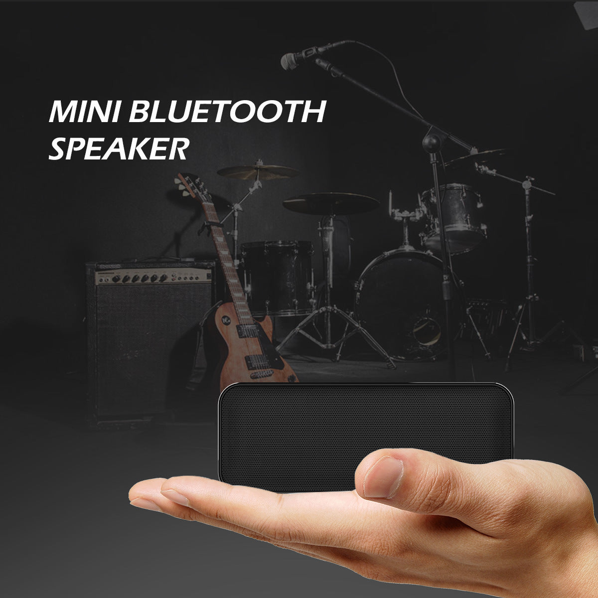 BT202 Wireless Speaker, Ultra-Thin Bluetooth with 10W Super Bass & Microphone eprolo