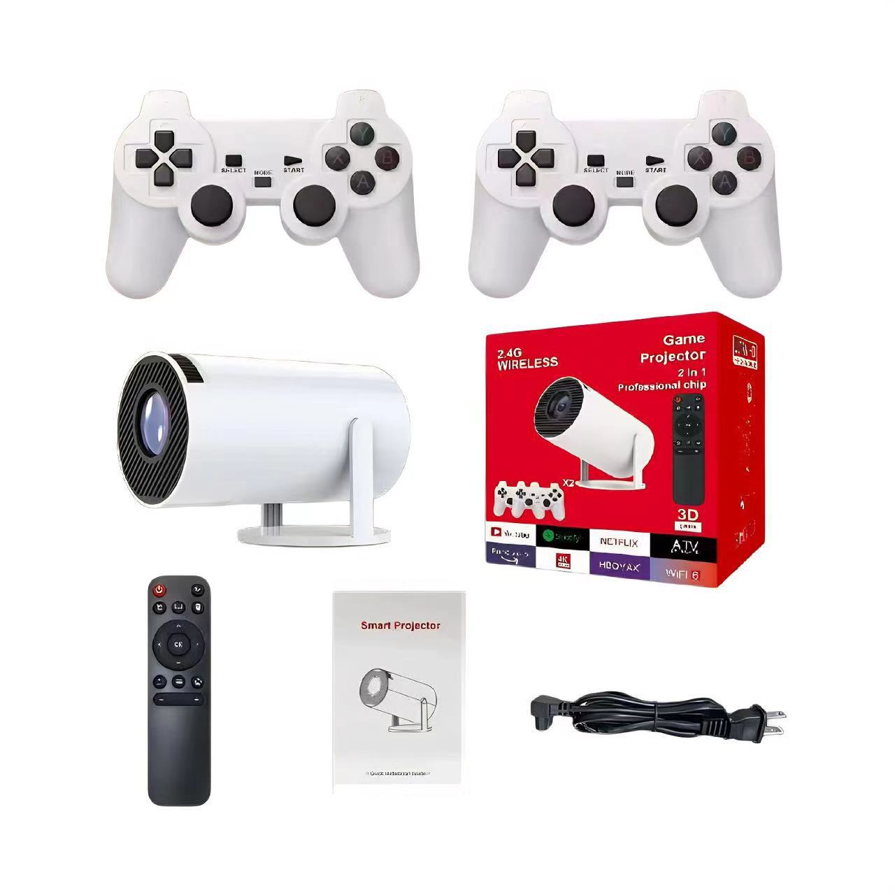 MAX300 2-in-1 4K HD Game Console & Projector w/ Dual Wireless Controllers eprolo