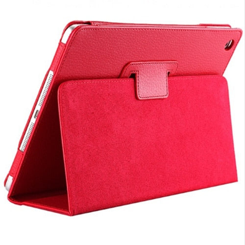 Tablet Case for Apple iPad 2/3/4, Auto Flip PU Leather Smart Stand, Litchi Texture eprolo