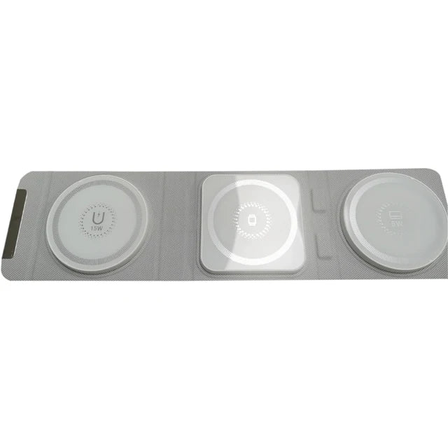 Sanhe 3-in-1 Folding Magnetic Wireless Charger for iPhone, Watch, AirPods, iOS/Android eprolo