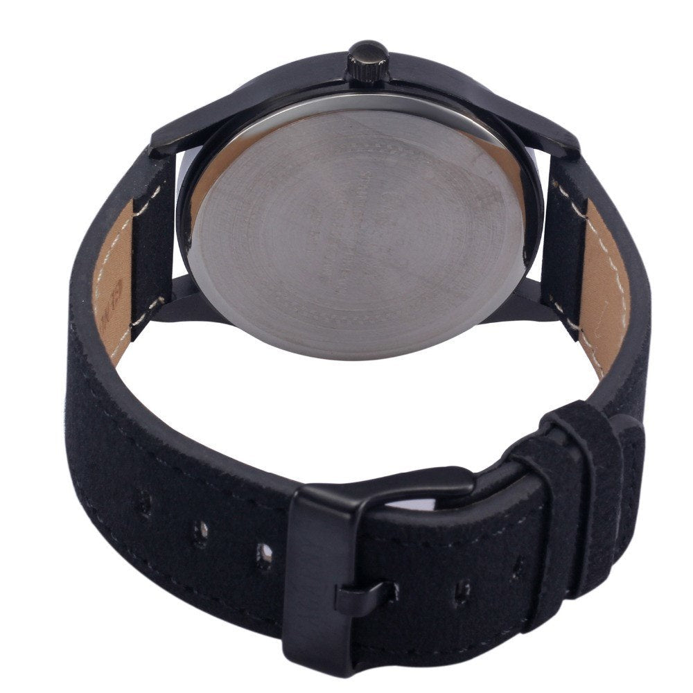 CAGARNY 6850 Military Quartz Watch, Leather Strap, Waterproof Sport Style eprolo
