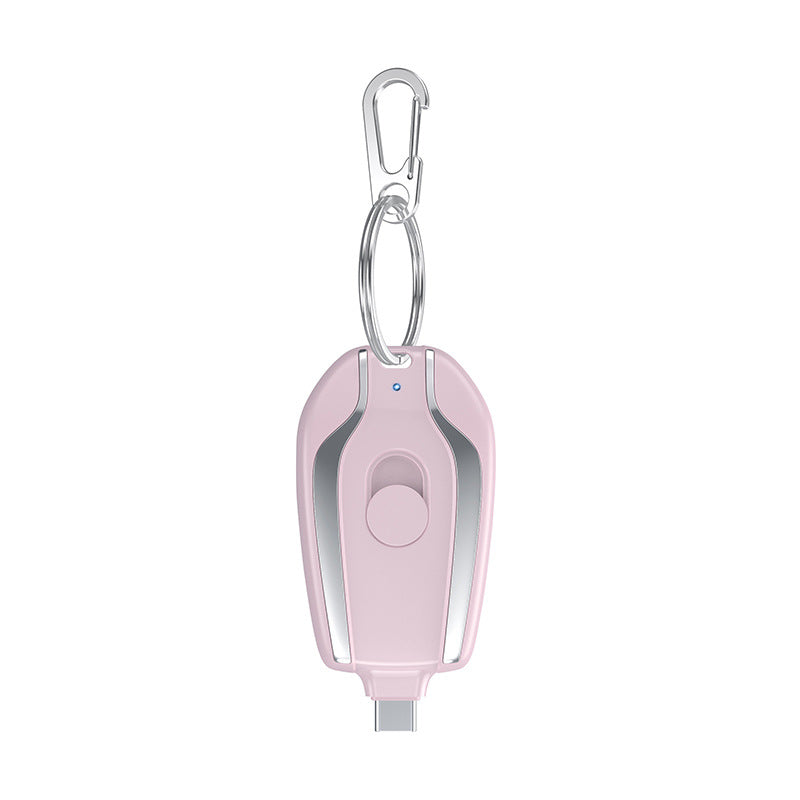Mini Key Chain Portable Charging Power Bank 1500mAh Wireless Emergency Power eprolo
