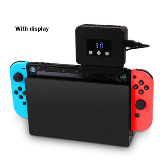 Switch Cooling Fan with LED Temperature Display, Fast Cooling Heatsink Base for Nintendo Console eprolo
