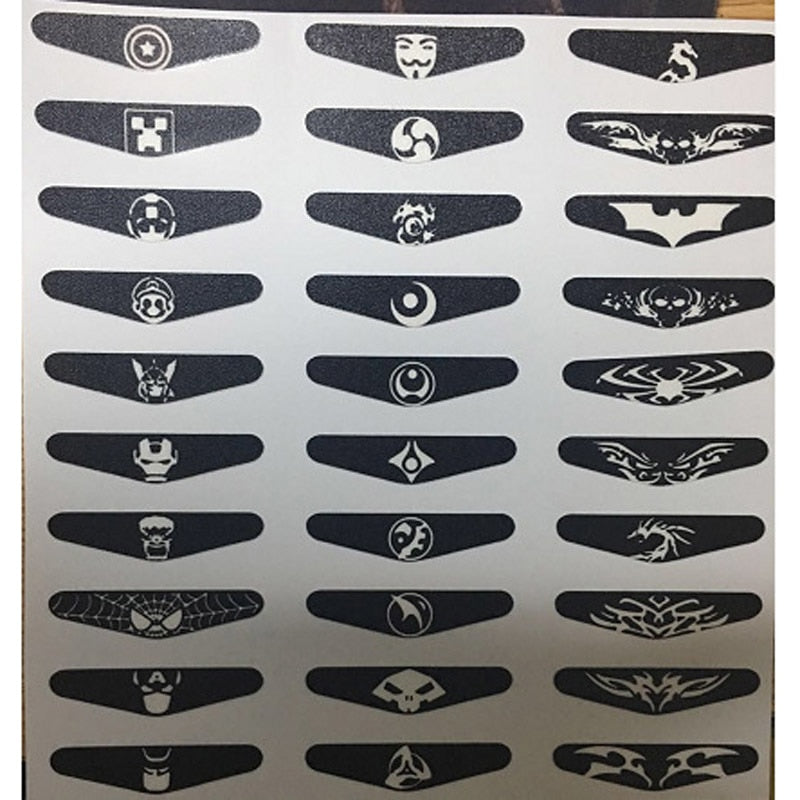 30PCS PS4 Controller LED Light Bar Decal Stickers - Multicolor & Black Options eprolo