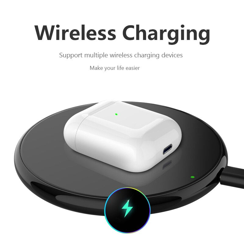 i500 TWS Wireless Earphones 1:1 Replica with Qi Charging & 5D Bass eprolo