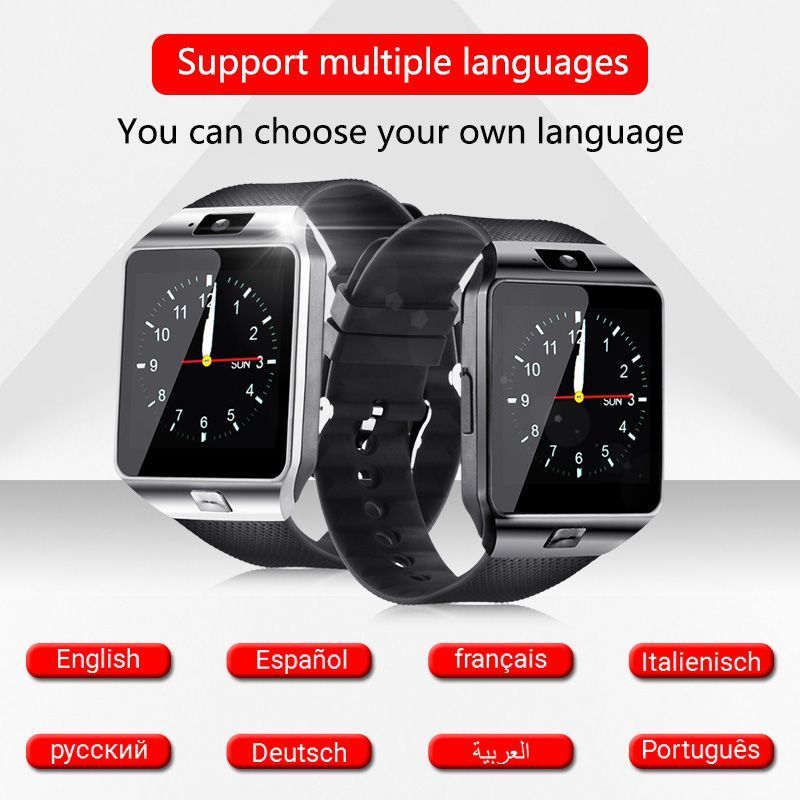 DZ09 Smart Watch Bluetooth Phone Touch Screen SIM Multi-Language Fitness Tracker eprolo