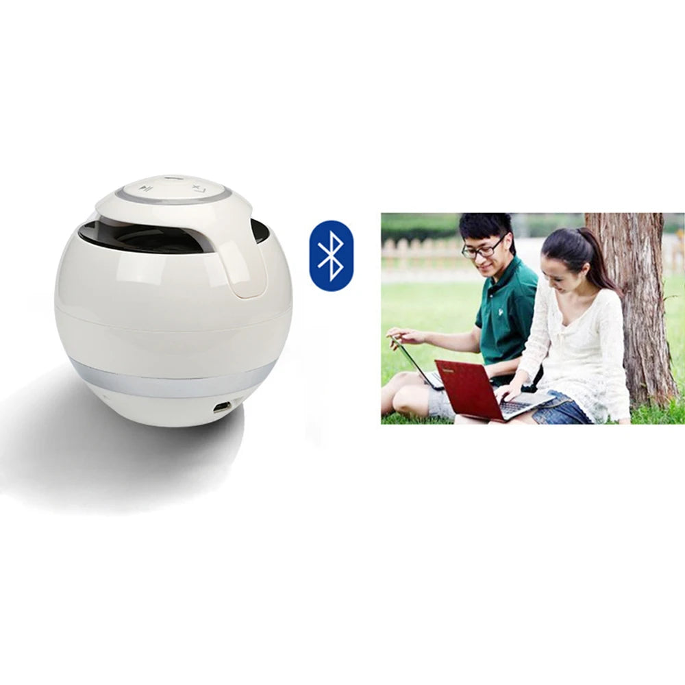 Mini Portable Bluetooth Speaker FM Radio TF Card Bass LED Mic Wireless eprolo