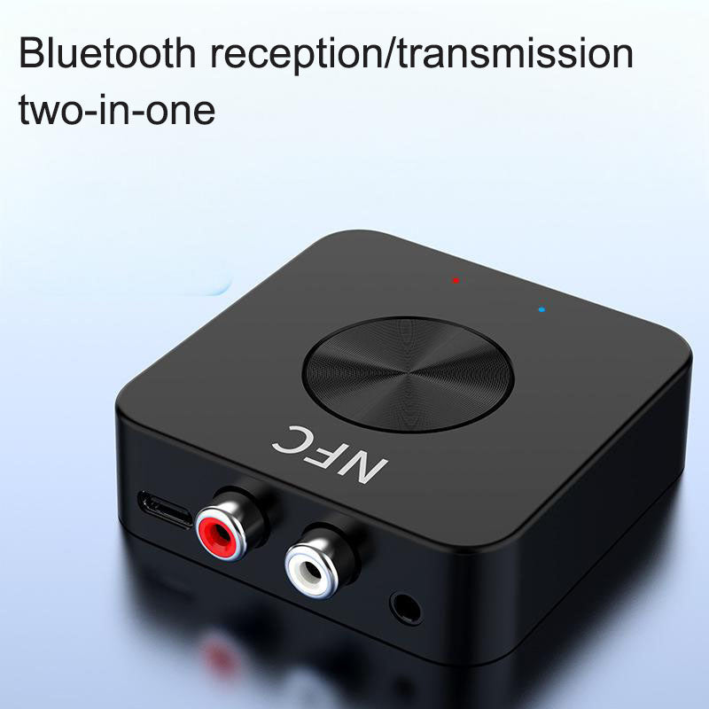 2-in-1 Bluetooth 5.0 Receiver & Transmitter with RCA/AUX, NFC, 15M Range, 8H Battery eprolo