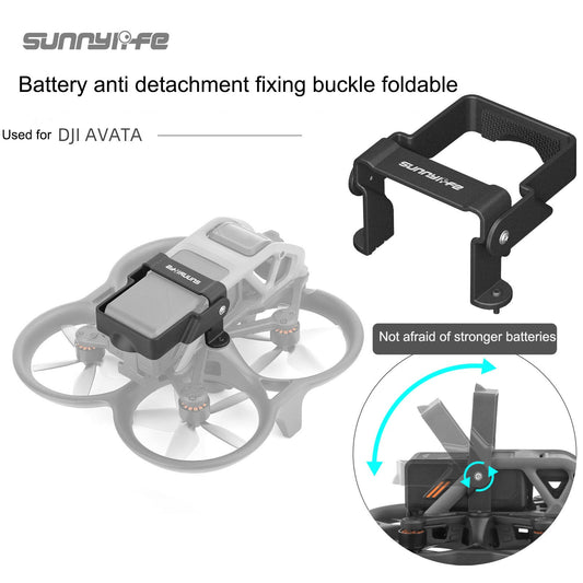Sunnylife AT-DC503 Foldable Battery Anti-Detachment Fixing Buckle for DJI Avata Drone - Secure, Lightweight, Durable eprolo