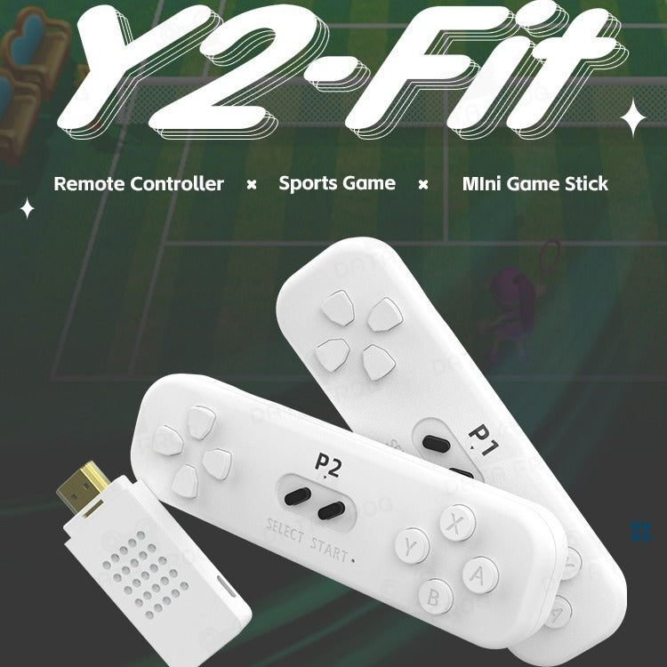 Y2-FIT Sports Game Console with 2 Wireless Controllers, 4K Retro Gaming & 86 Sports Games eprolo