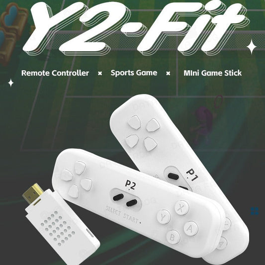 Y2-FIT Sports Game Console with 2 Wireless Controllers, 4K Retro Gaming & 86 Sports Games eprolo
