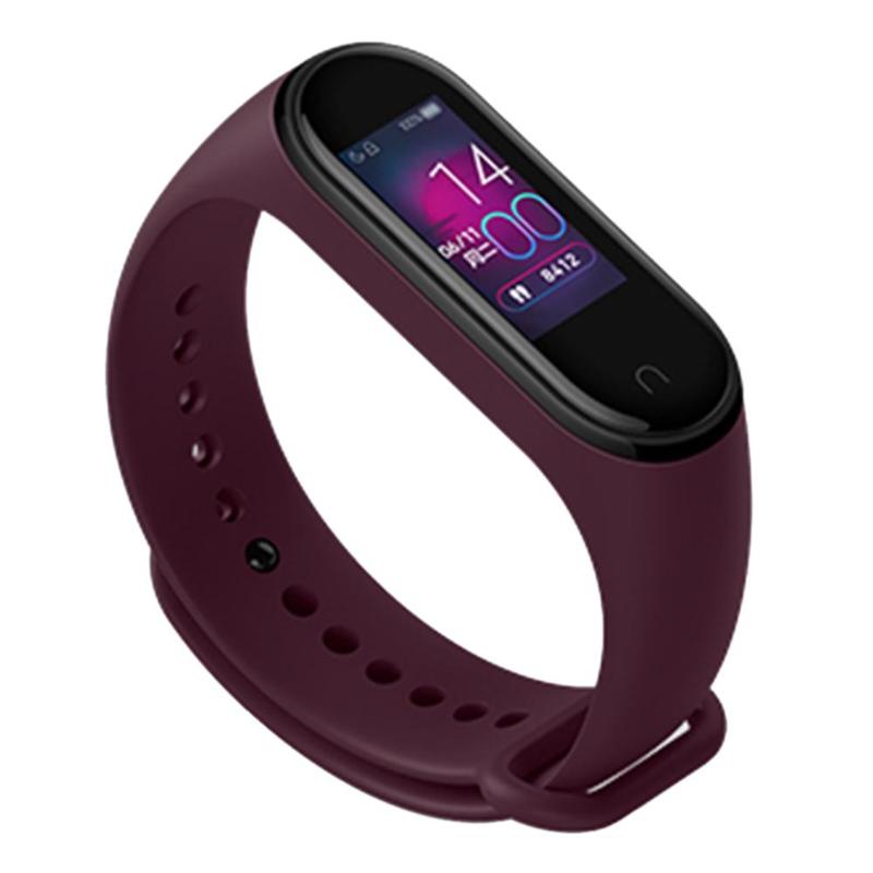 Xiaomi Mi Band 4 Smart Wristband, 5ATM Waterproof, Heart Rate Monitor, AMOLED Screen, Fitness Tracker (Wine Red) eprolo