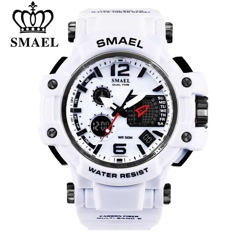 SMAEL 1509 Men's Military Sport Watch Waterproof Digital Quartz Wristwatch eprolo