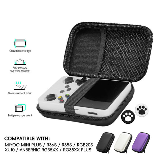 Protective EVA Hard Shell Bag for R35S R36S RG35XX Handheld Game Consoles eprolo
