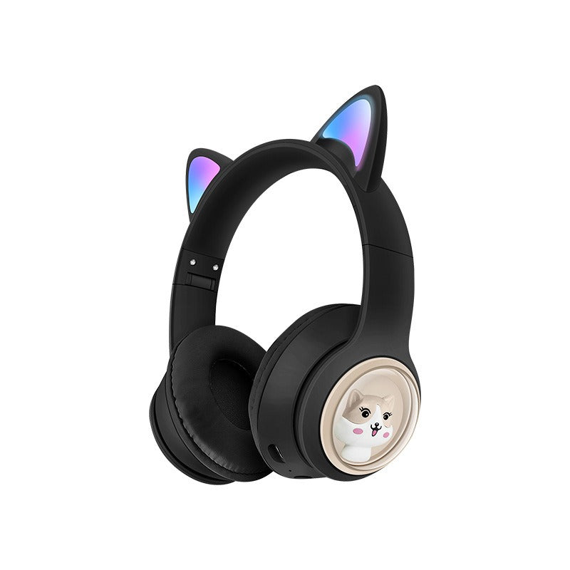 AKZ-07 Luminous Cat Ears Wireless Bluetooth Headset - Subwoofer Gaming Headphones eprolo
