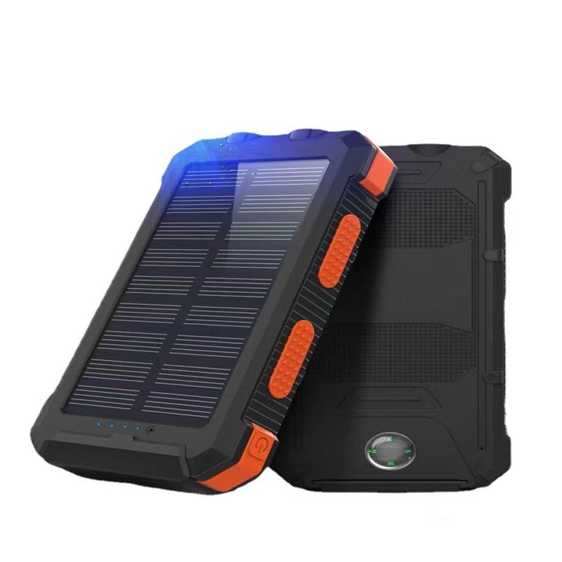 20000mAh Solar Power Bank Waterproof Compass LED Light Dual Output Fast Charge eprolo