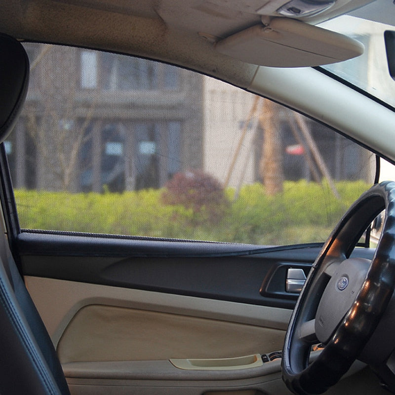 Magnetic Car Sun Shade UV Protection - Front Arc & Back Square Window Mesh Sun Visor eprolo