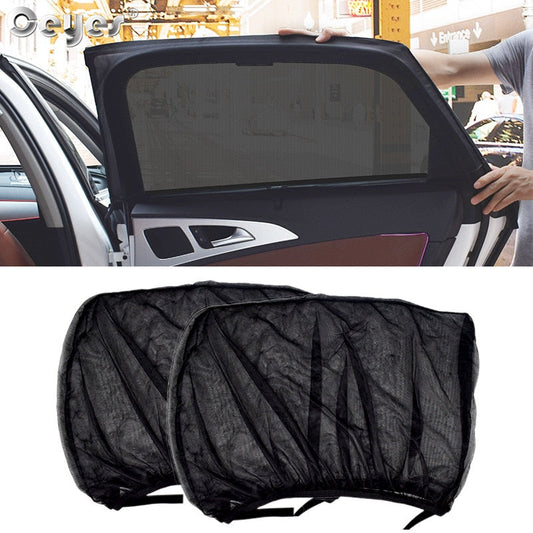 Ceyes 2PCS Car Side Window Sunshade Mesh UV Protection Sun Visor for Privacy & Heat Reduction eprolo