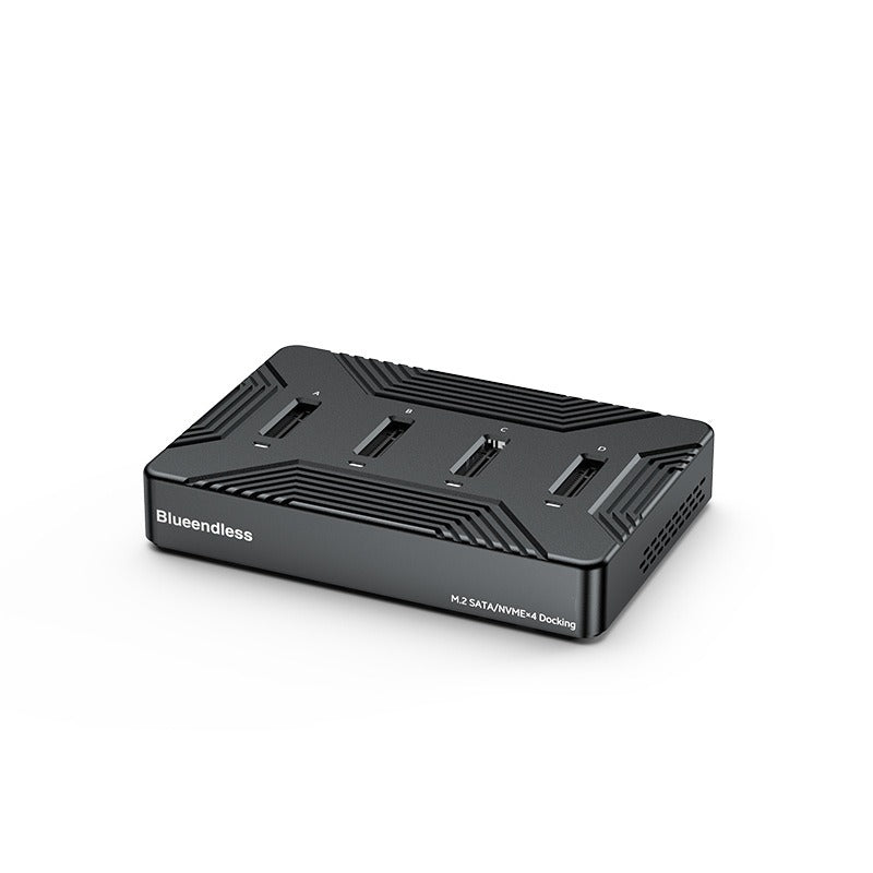 Blueendless M2804SN M.2 SATA/NVMe x4 Docking Station, 32TB, USB 3.2, Portable SSD Storage eprolo