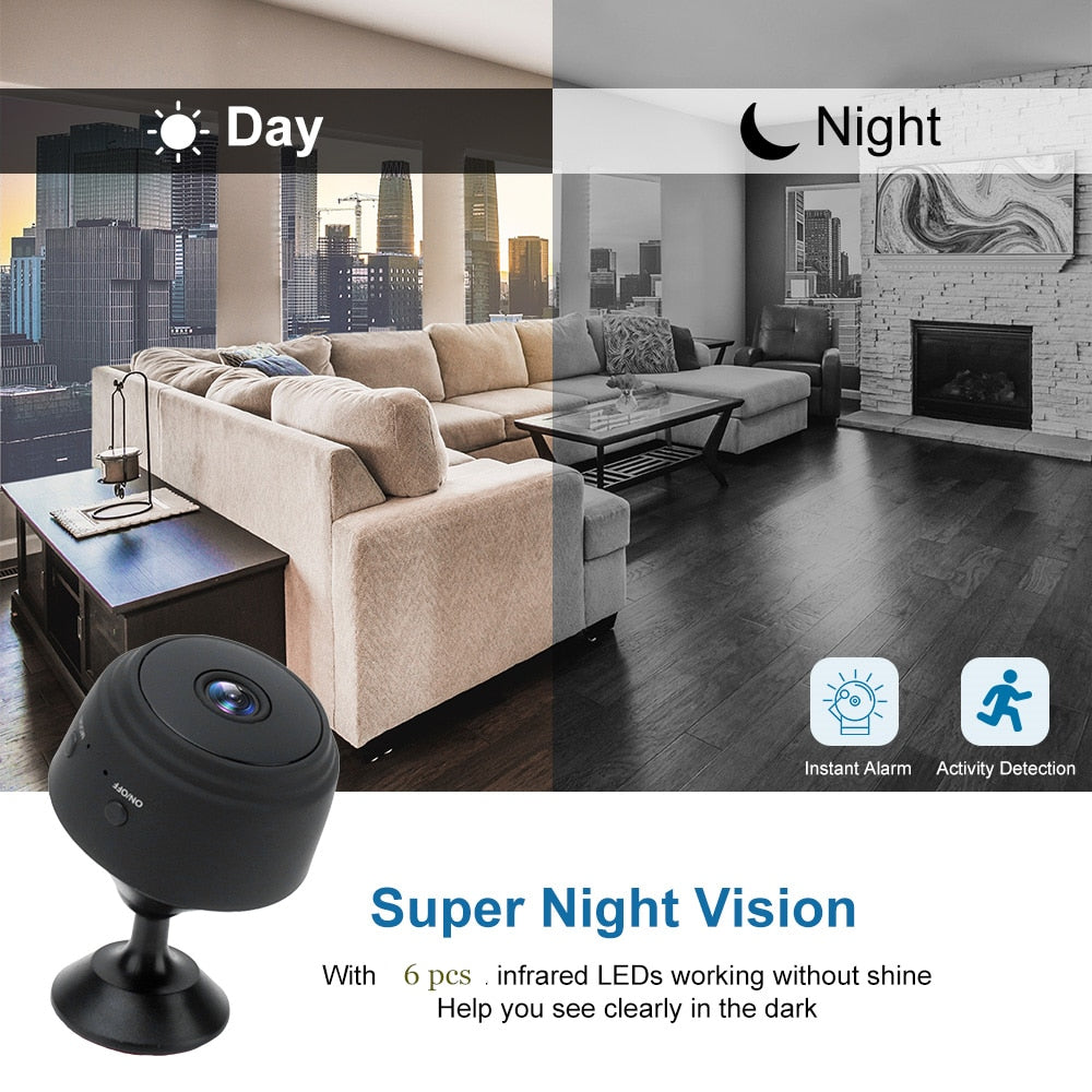 Mini 1080P HD IP Camera Night Vision Motion DVR Micro Cam WiFi Remote Monitor eprolo