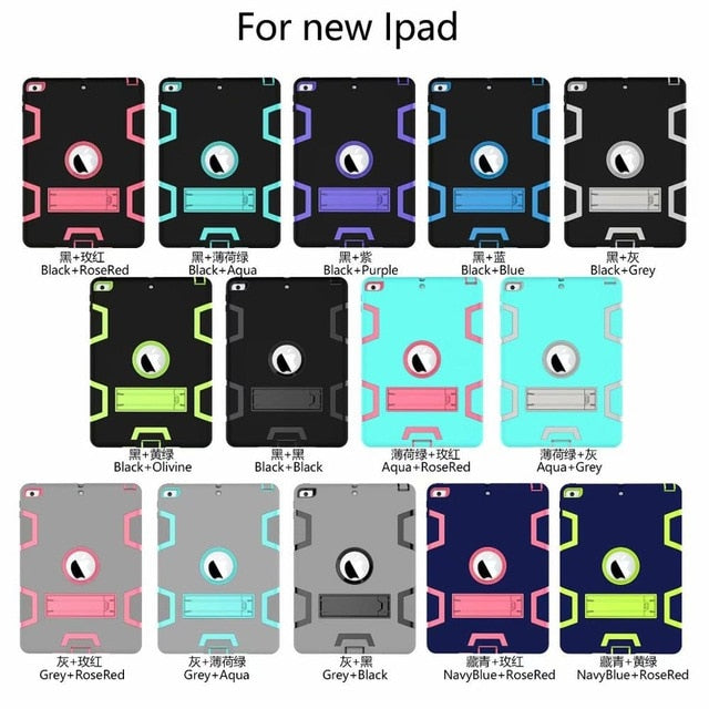 Heavy Duty Kids Armor Case for iPad 2/3/4 – Shockproof Cover eprolo