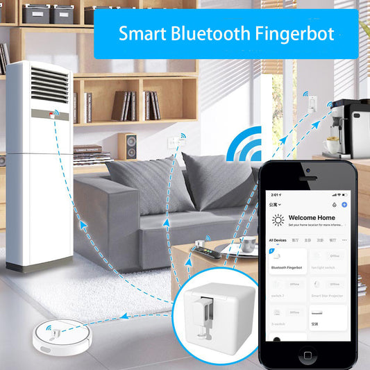 Smart Bluetooth Fingerbot for Home Automation, Alexa & Google Assistant Compatible eprolo