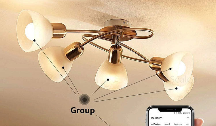 Tuya XLD-086 Smart Color Light Bulb - 16 Million Colors, Alexa & Google Assistant Compatible eprolo