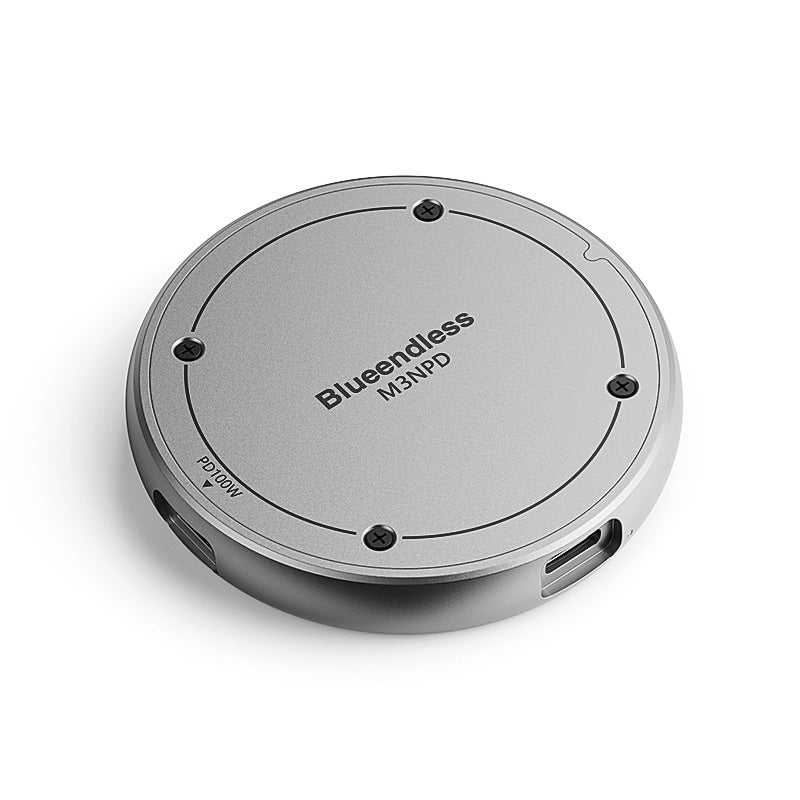 Blueendless M3N M.2 NVMe Magnetic SSD Enclosure - 10Gbps USB 3.2, 100W PD Charging eprolo