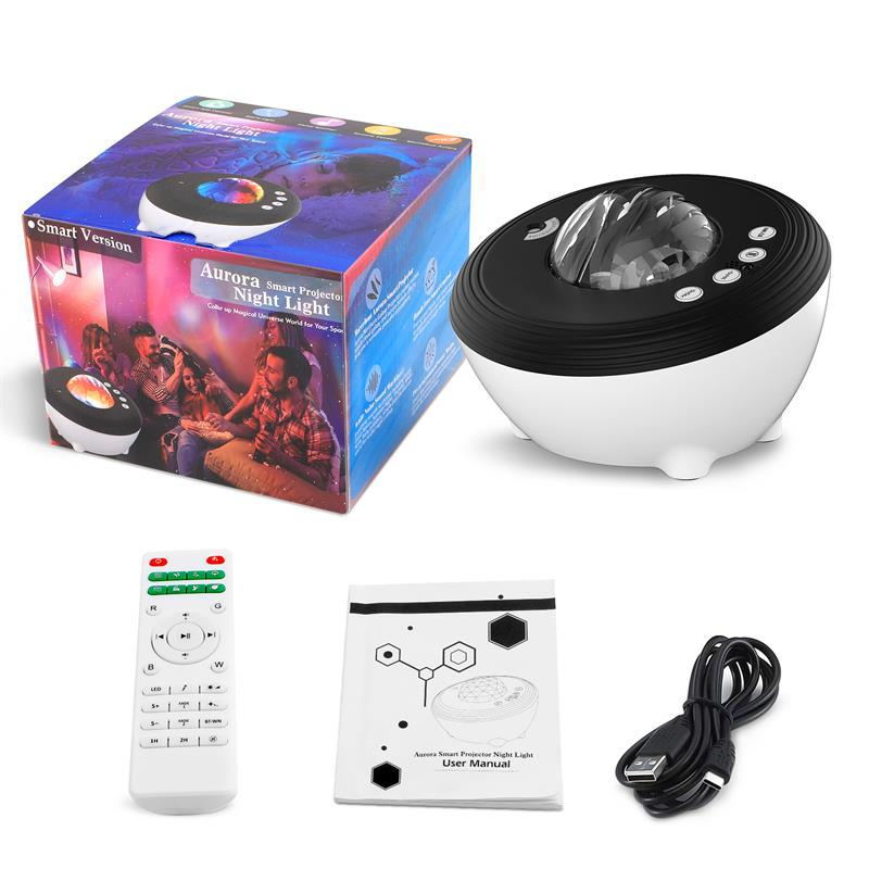 Aurora Atmosphere Light with Bluetooth, White Noise & Star Projection eprolo