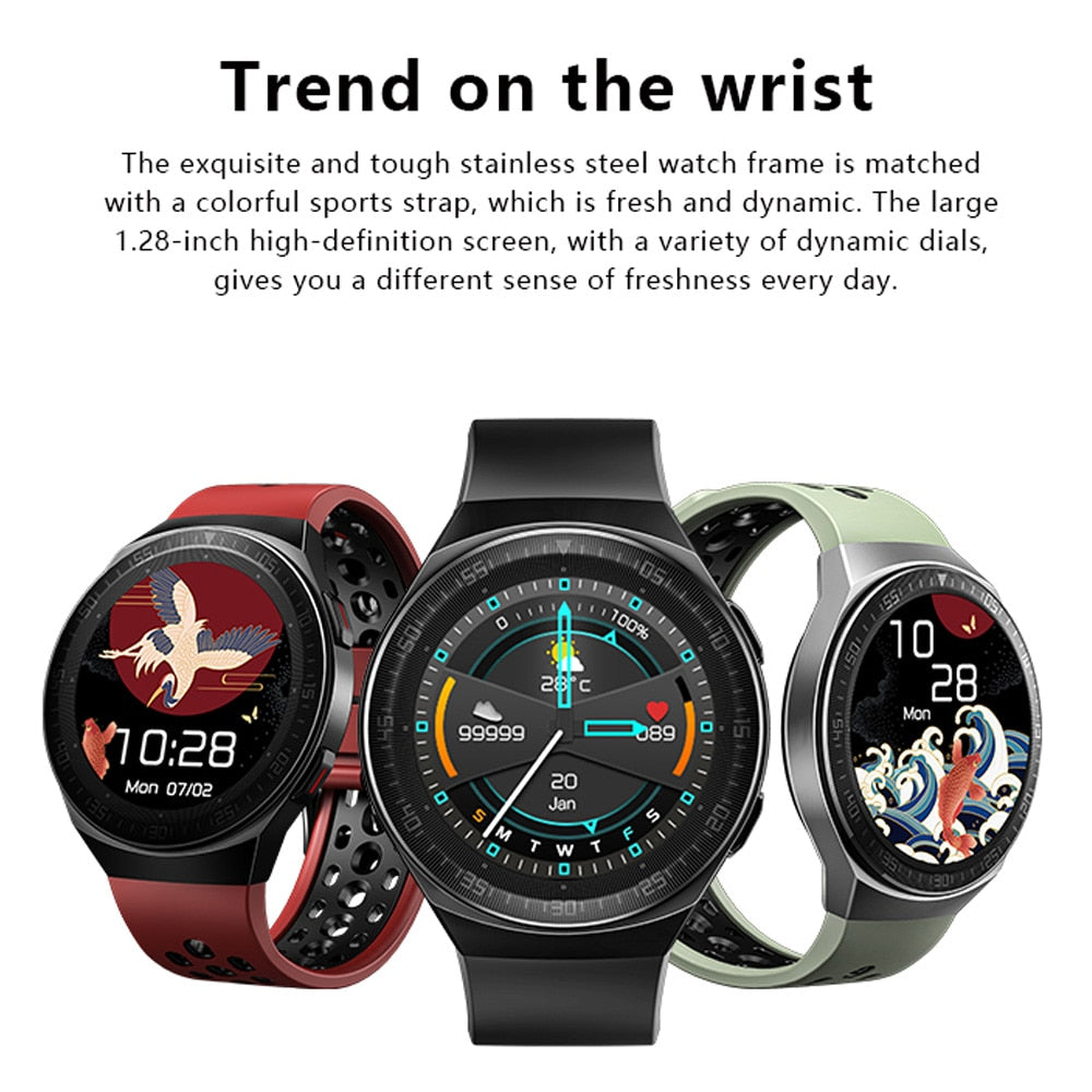 MT-3 8GB Music Smartwatch Bluetooth Call Full Touch Waterproof 1.28" eprolo