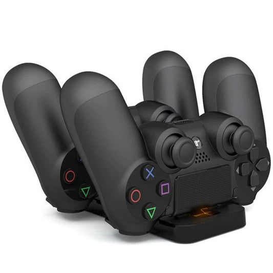 Dual USB PS4 Controller Charging Dock, Wireless Charger Stand for Playstation 4 w/ 0.8m Cable eprolo
