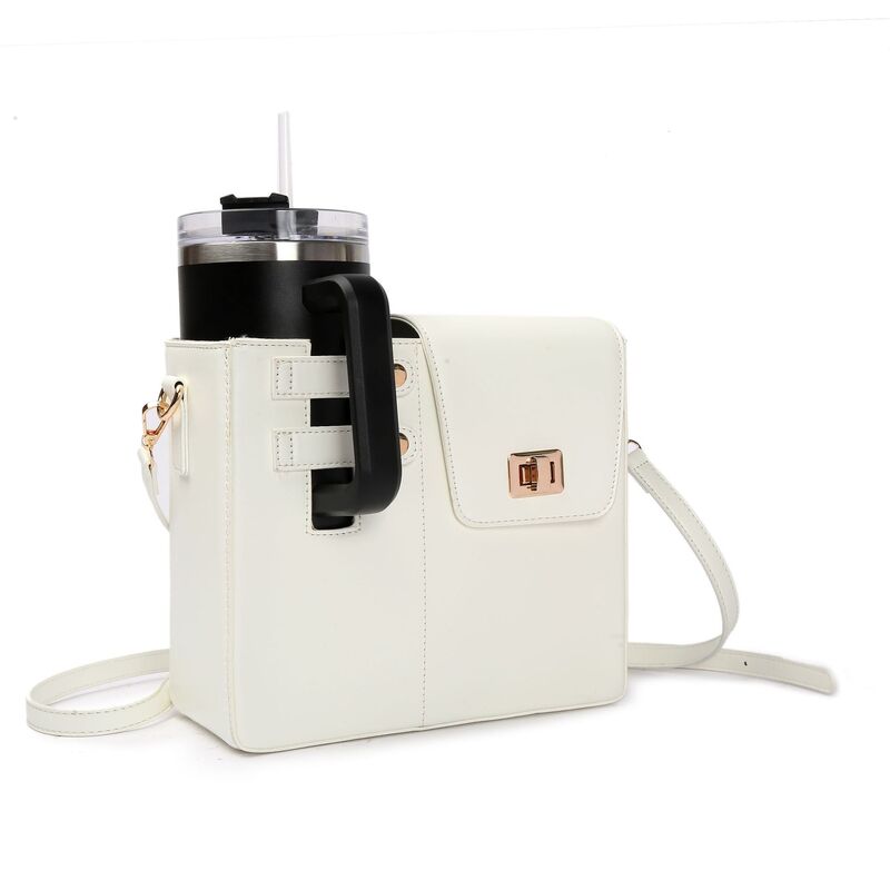 Stylish Crossbody Bag with Insulated Cup Holder for Stanley Tumblers & More eprolo