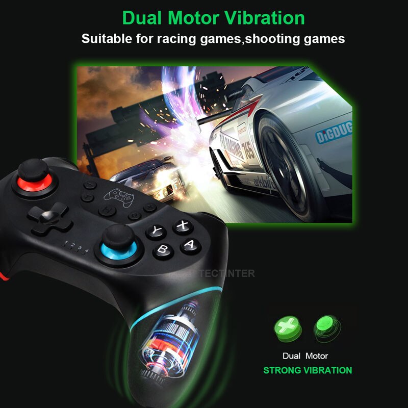 NS-L Wireless Bluetooth Gamepad Controller for Nintendo Switch Pro - 6-Axis Joystick eprolo