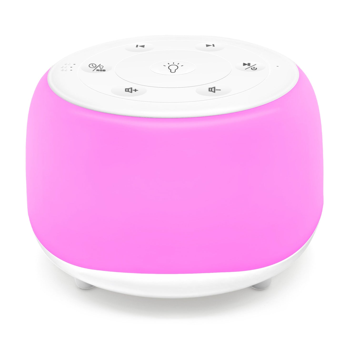MBZ203 Baby Sleep Soother Speaker: 34 Sounds 7-Color Night Light Timer Portable eprolo