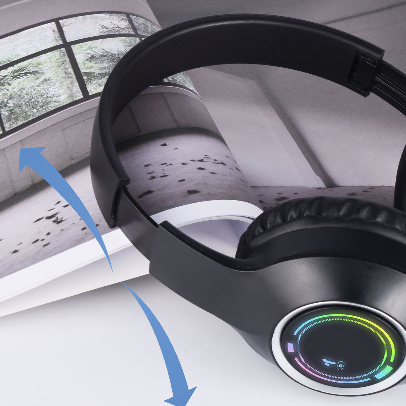 Wireless Foldable Bluetooth Headphones w/ Mic 40mm Speaker 4H Playtime eprolo