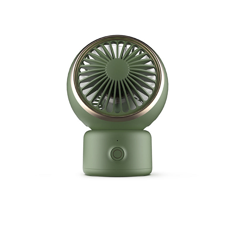 Mini USB Desktop Fan - 4-Speed Quiet Brushless Motor, Portable Electric Fan for Home Office (Blue, White, Green, Pink) eprolo