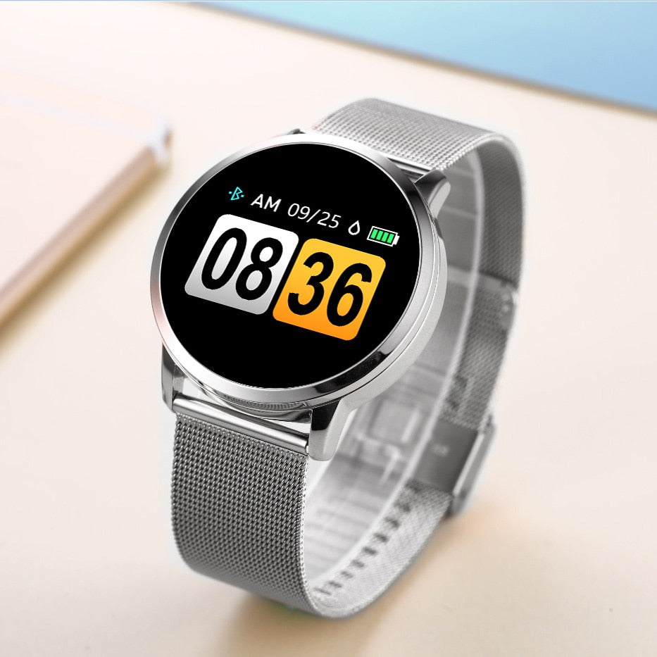 RUNDOING Q8 Smart Watch Fashion Fitness Tracker Heart Rate Monitor for Women eprolo