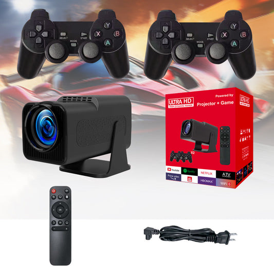HY320 2-in-1 4K Game Projector & Console, 2.4G/5G WiFi, Android 11, 32GB ROM eprolo