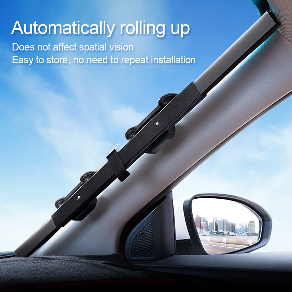 46-80CM Auto Retractable Car Sunshade, UV Protection, Heat Insulation, Easy Installation eprolo