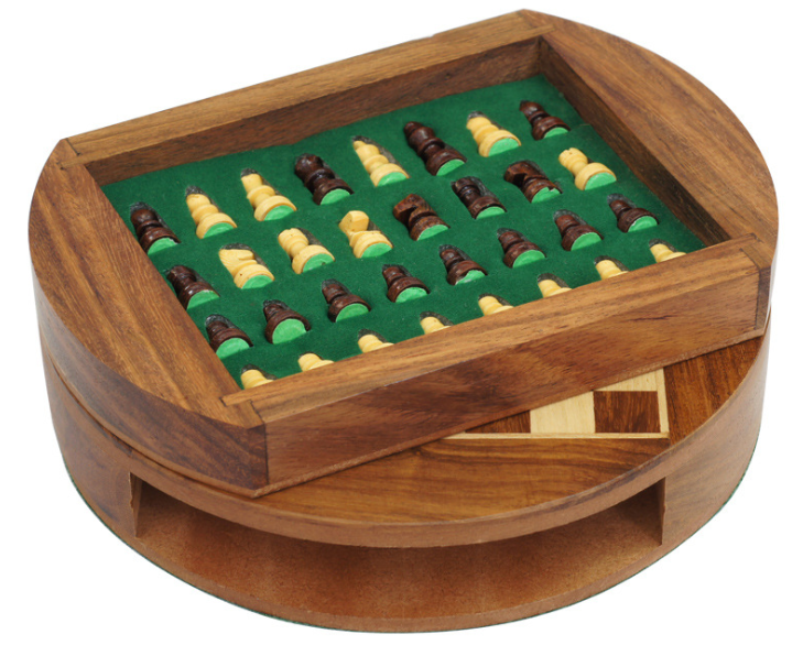 Magnetic Wooden Chess Set – Portable Handmade Gift for All Ages eprolo